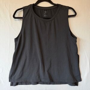 Nike DriFit Yoga Womens Tank Top Size Medium Black Fitness Gym Running Workout